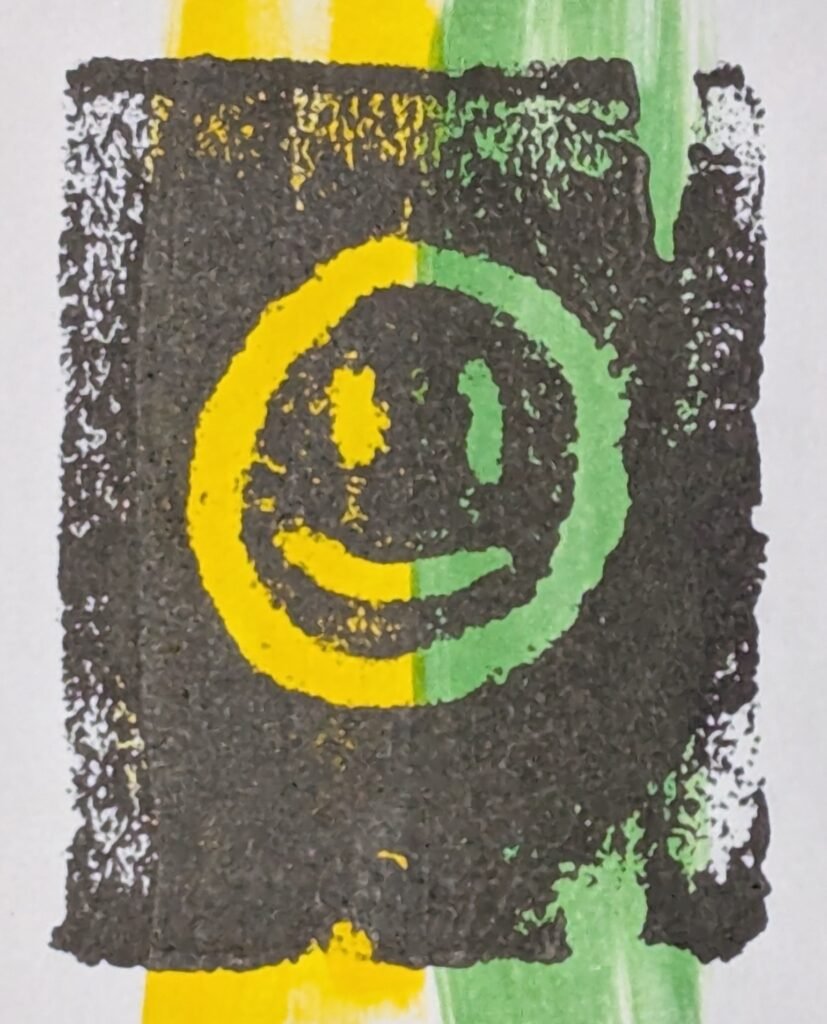 Smile1 - Original print by David Ocean